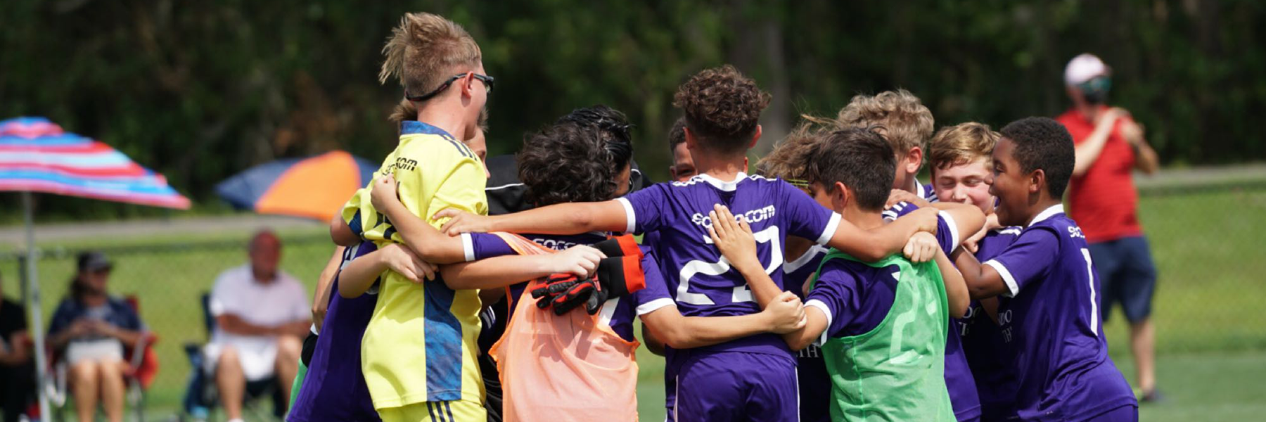 Boys Team Celebrating